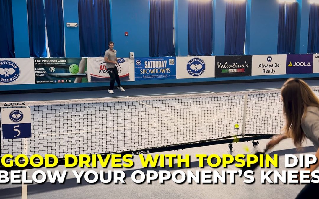 How to Create Topspin Drive and Driving to Get Out of Trouble