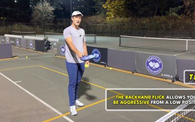 How to Hit a Backhand Flick Volley
