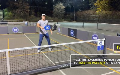 How to Hit a Backhand Punch Volley