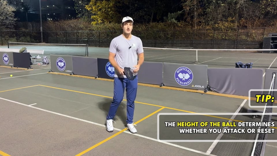 Defensive vs. Offensive Volleys at the Kitchen