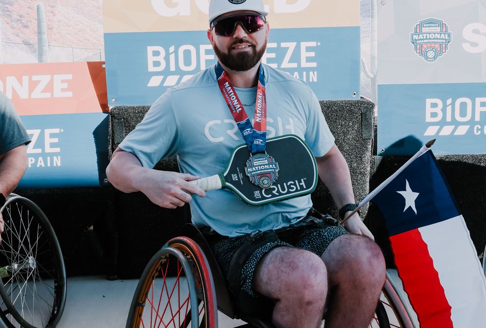Taylor Nichols, Pickleball’s First Adaptive Triple Crown Winner, Looks Ahead to More Growth