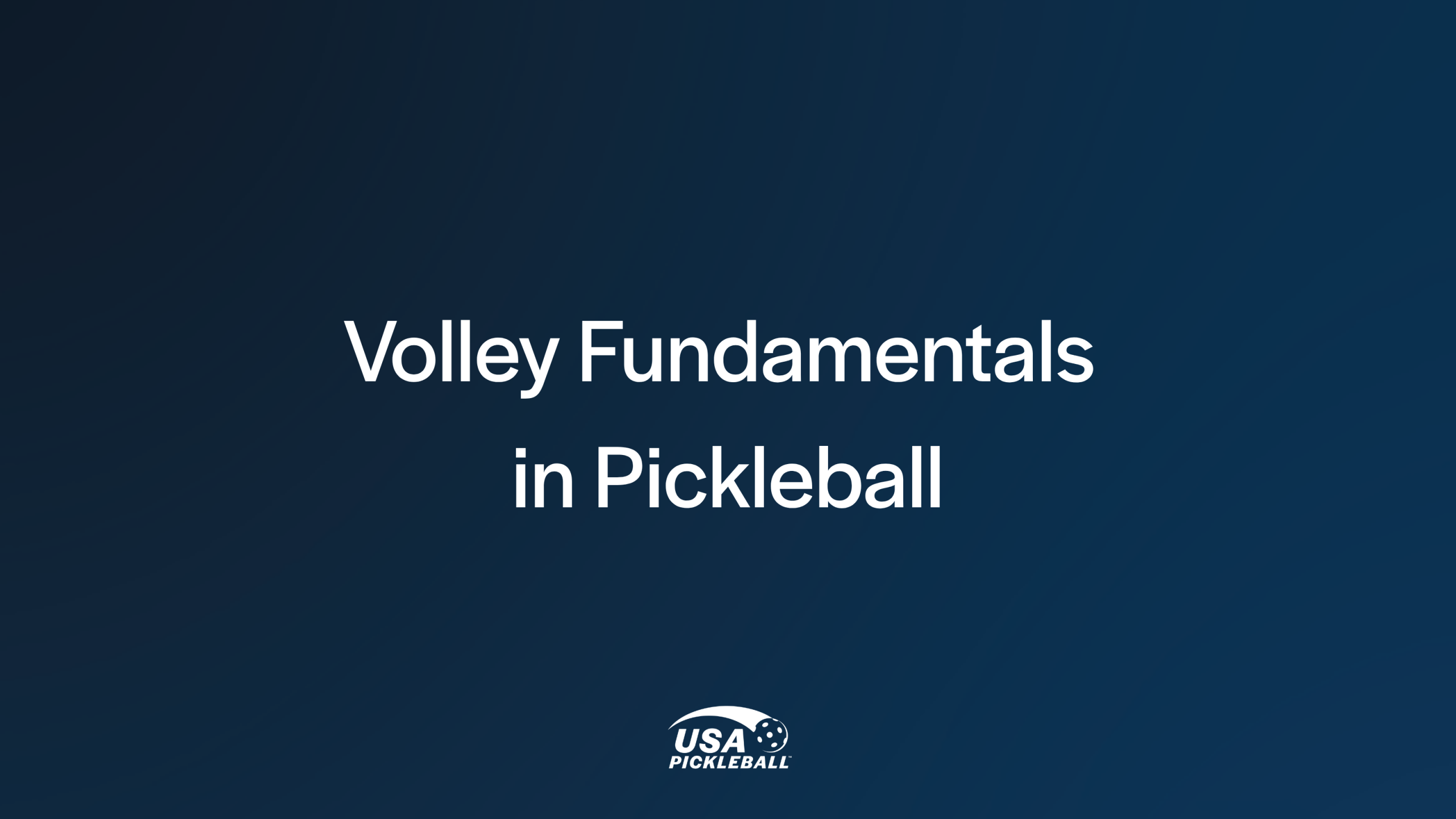 Volley Fundamentals in Pickleball 1 The Basics of Pickleball 3 scaled